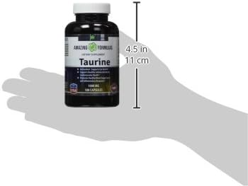Suplemento de Taurina Amazing Formulas 1000 mg 100 Cápsulas