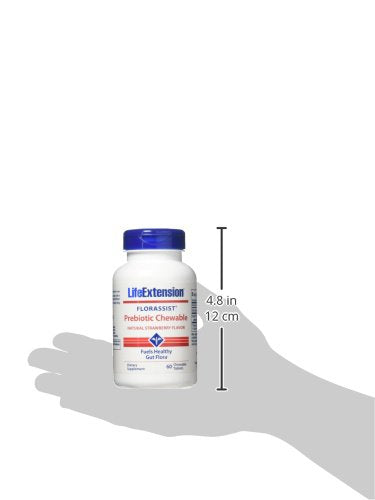 Life Extension Florassist Prebiotic, 60 tabletas masticables