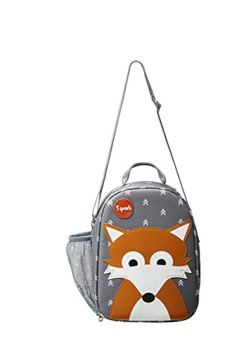 3 bolsas de almuerzo aisladas para niños