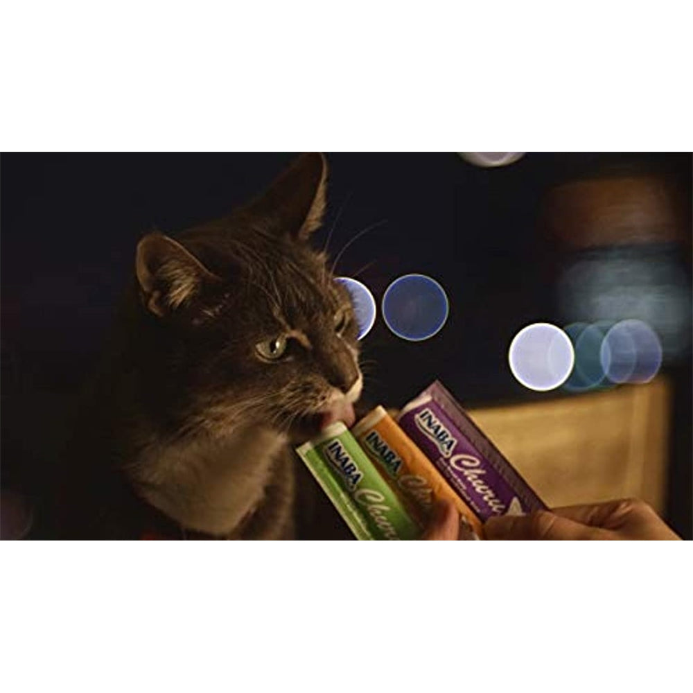 Alimento Churu Skin & Coat Natural 4 sabores 16 tubos