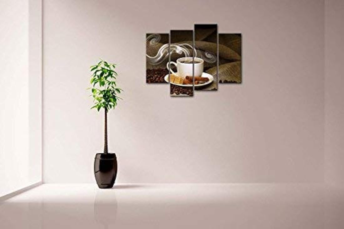 Cuadro de pared con diseño de café y café