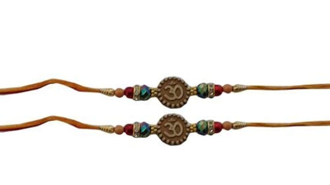 Juego de dos pulseras Rakhi