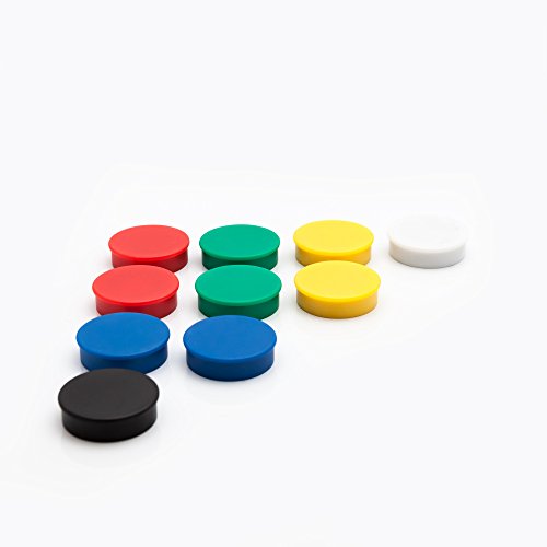 Imanes redondos para nevera, en forma de botón,