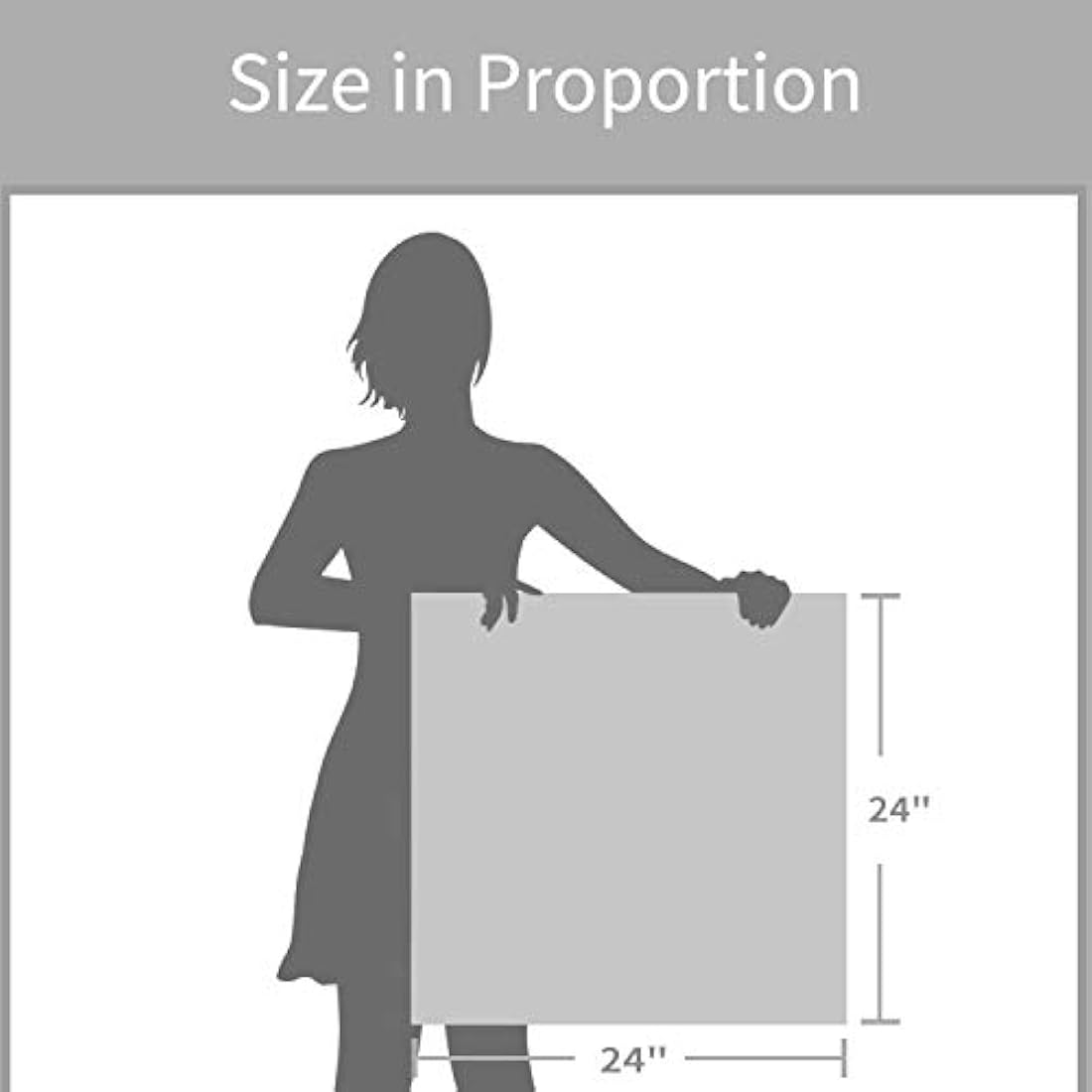 WTD - Lienzo decorativo para pared, diseño floral