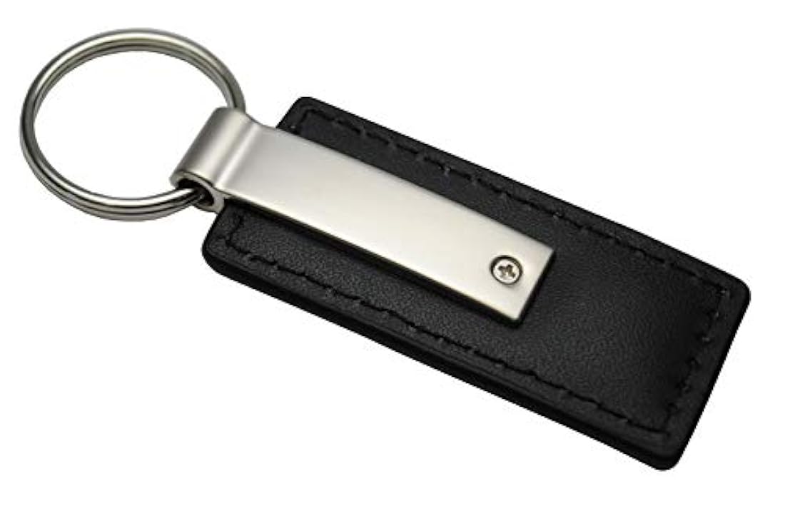 Llavero de piel negra para Toyota