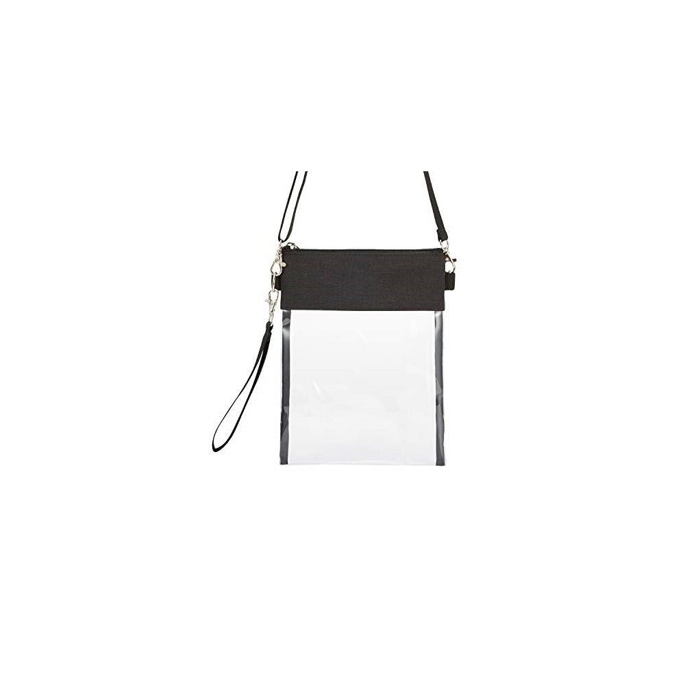 Bolsos cruzado transparente con correa de hombro ajustable