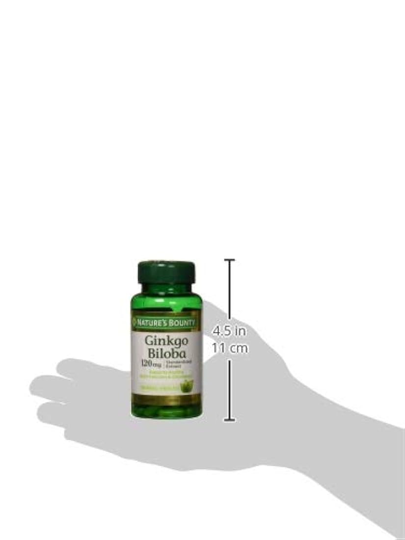 Nature's Bounty Ginkgo Biloba - Extracto estandarizado 120