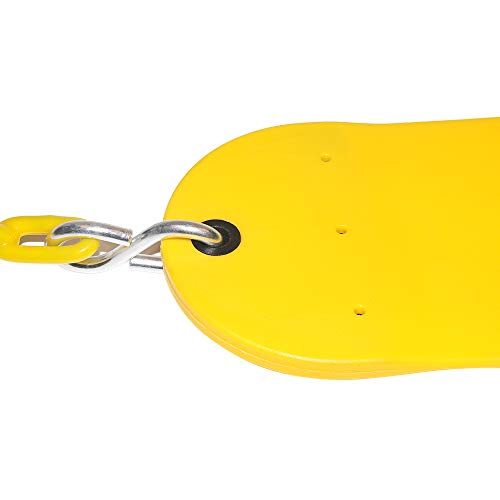Juego de columpios de repuesto para asiento oscilante de 66 pulgadas (amarillo)