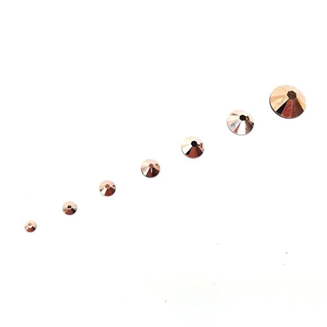 Swarovski Nail Art mezclado con los tamaños s5, ss7, ss9,