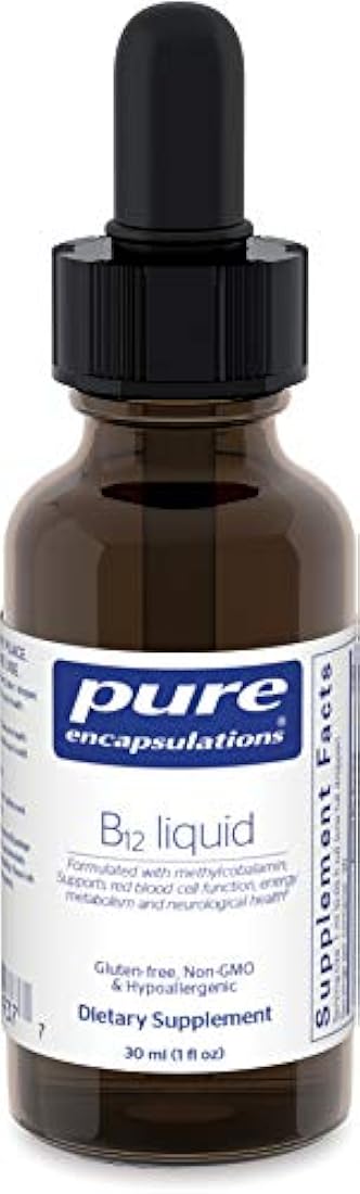 Líquido B12, Metilcobalamina Hipoalergénica líquida de Pure