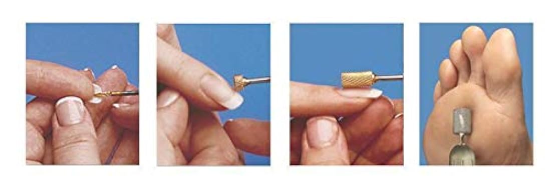 Lima eléctrica para uñascolor blanco ligero, 20.000 rpm,