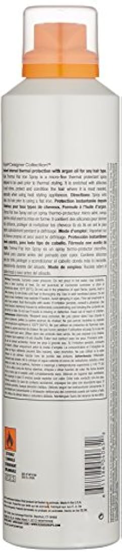 Spray térmico de hierro plano con aceite de argán