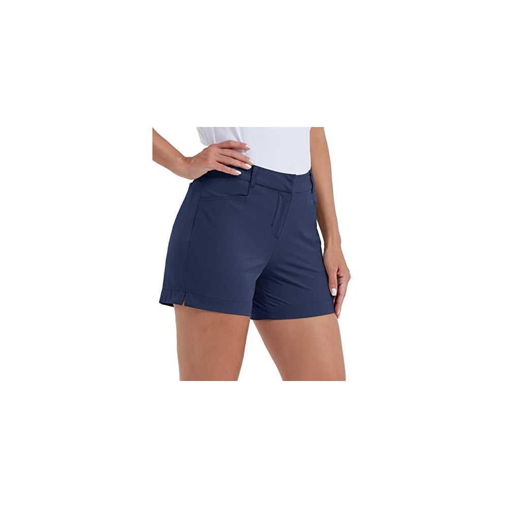 Shorts cortos de golf para mujer de secado rápido talla 14