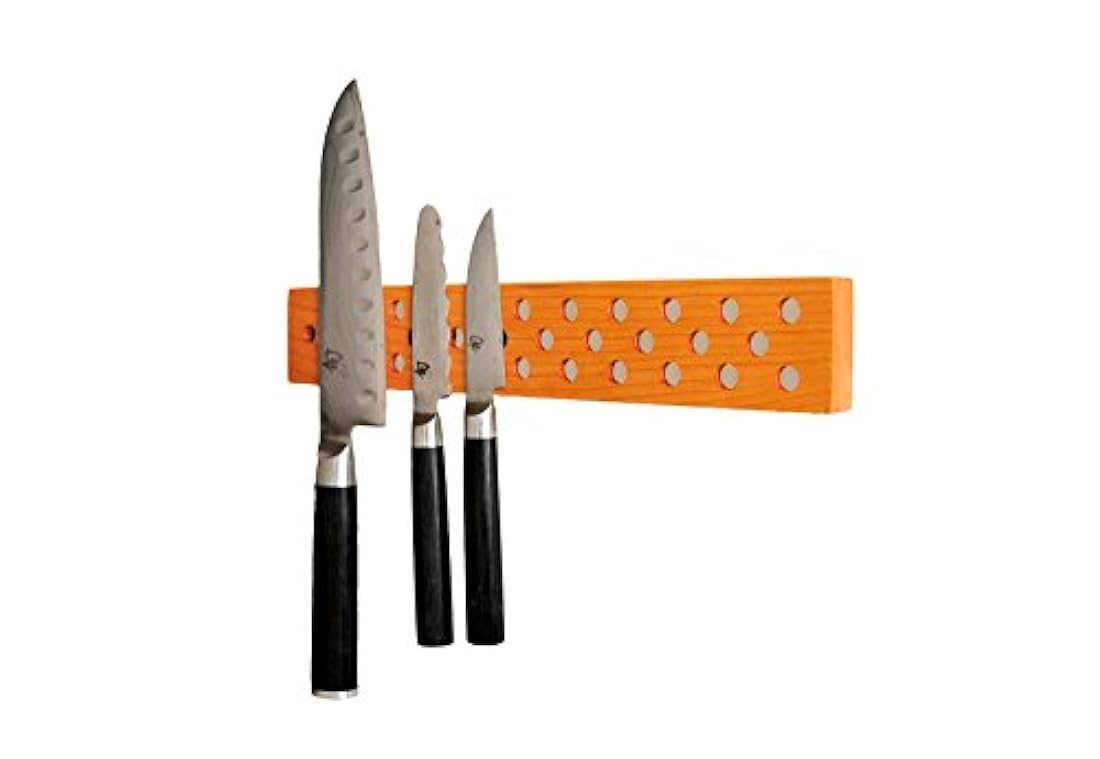 Soporte magnético de madera para cuchillos Jonathan Alden