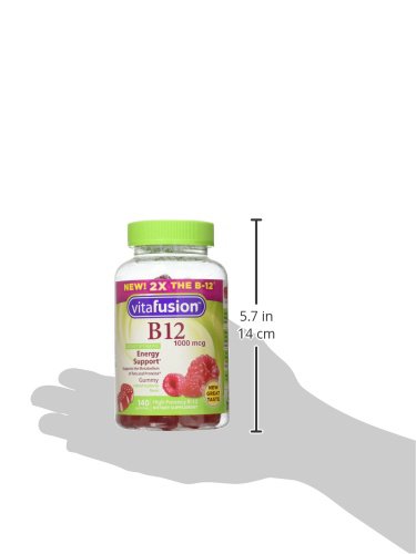 Suplemento de 1000 mcg de vitamina B-12 140 unidades