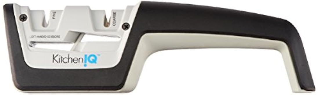 afilador de cuchillos y tijeras, Paquete de 10, Blanco/Negro