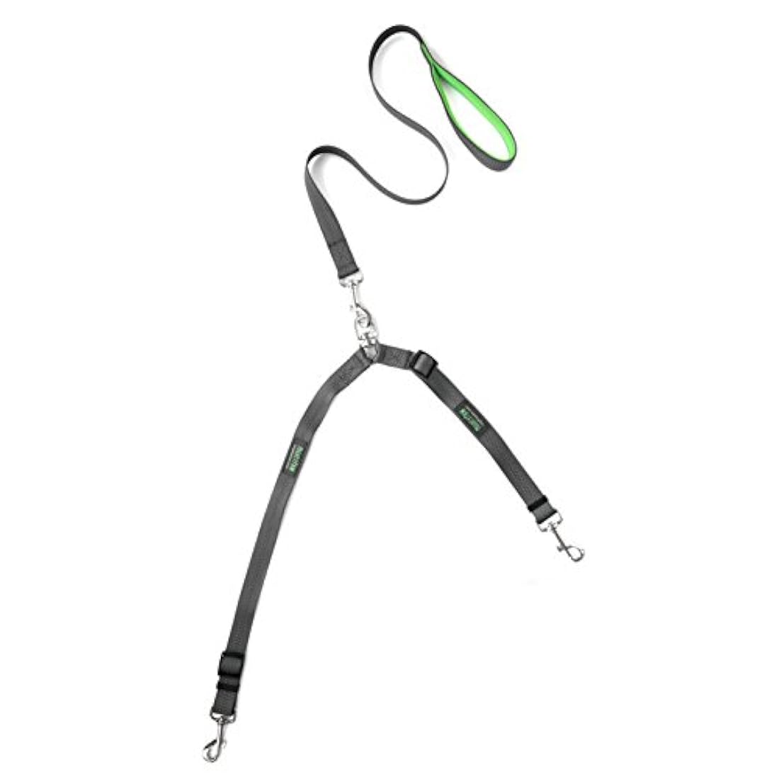 Correa doble ajustable para 2 perros