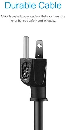 KMC Regleta protectora contra sobretensiones de 6 tomas, paquete de 6