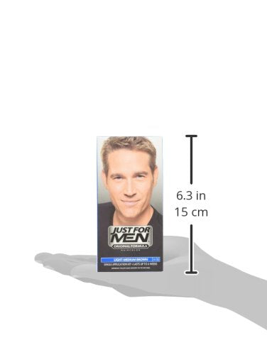 Formula Color de cabello para hombres, marrón medio claro