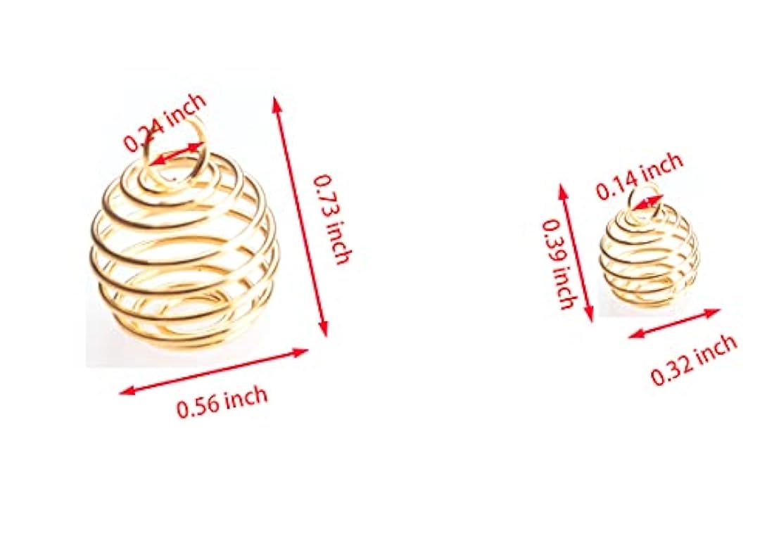 Dijes y Medallas - Juego de 20 colgantes con forma de jaula