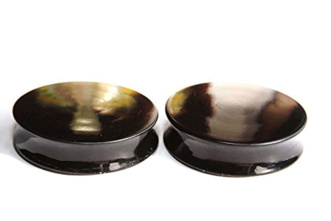 Transparente túnel oreja Ear plug Piercing molde. Big túnel tamaño. 38 mm. (un par, 2 piezas), incluye EE. UU. Envío.