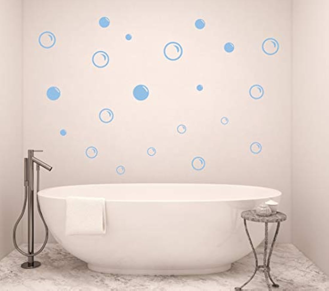 90 pegatinas grandes de jabón para pared para baño.