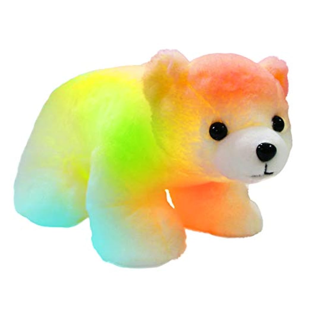 Juguete de peluche suave y curioso Oso polar brillante