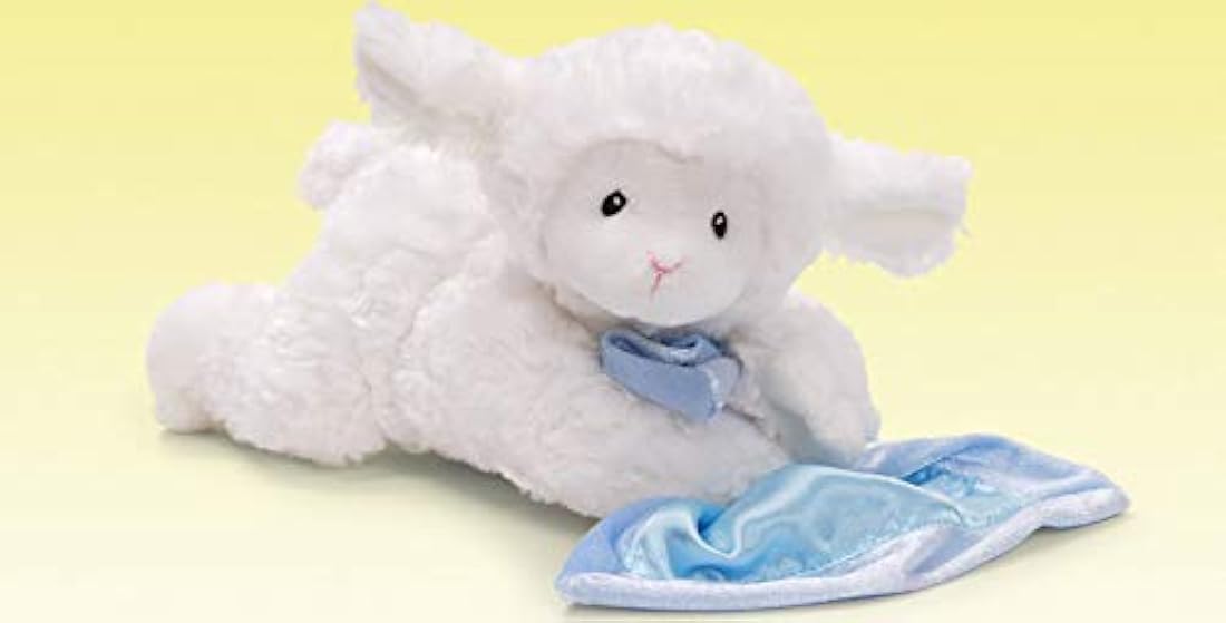 Peluche diseño de Lena Cordero con manta azul, 6.0 in, GUND