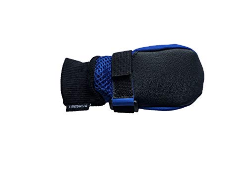 LONSUNEER Botas de perro transpirables para proteger las patas, suela suave antideslizante en 5 tamaños