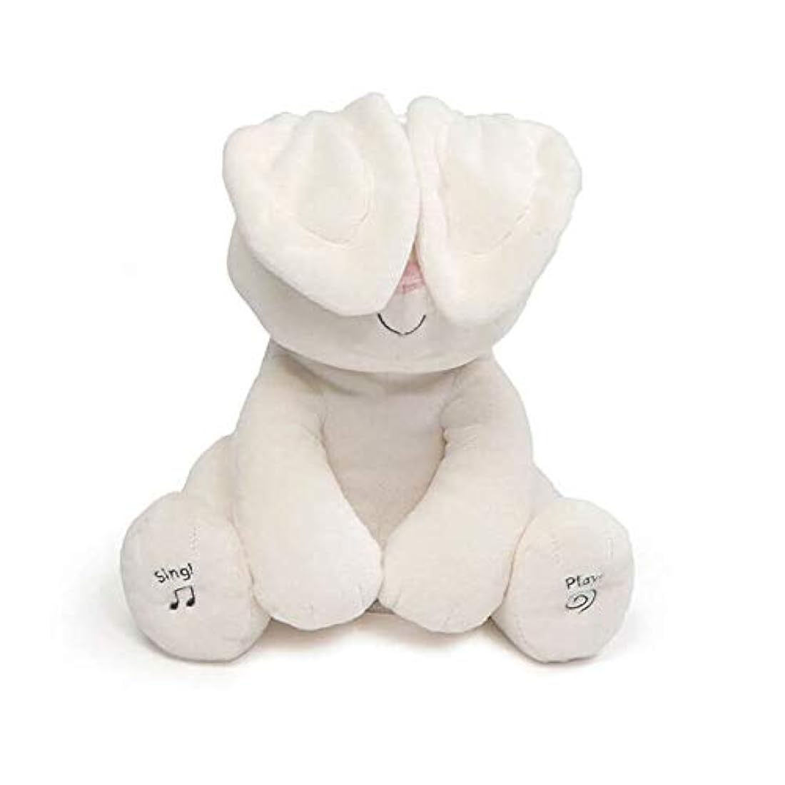Juguete de peluche, animal animado color crema 12 pulgadas