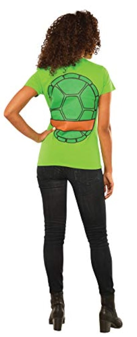 Disfraz de tortuga Ninja mutante parte superior con máscara