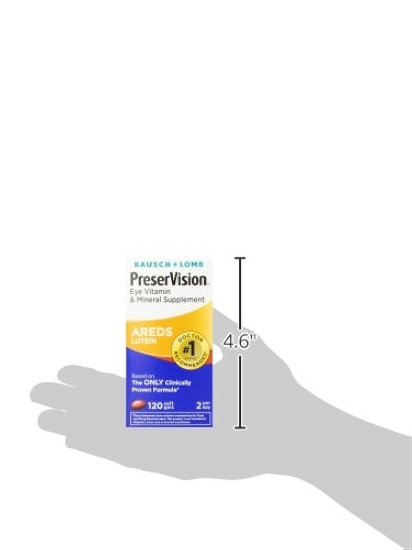 PreserVision AREDS Lutein Eye Vitamina & Mineral Suplemento
