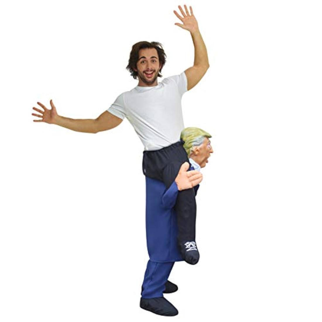 Novedad Piggyback Carry Me Funny disfraz - Unisex con patas