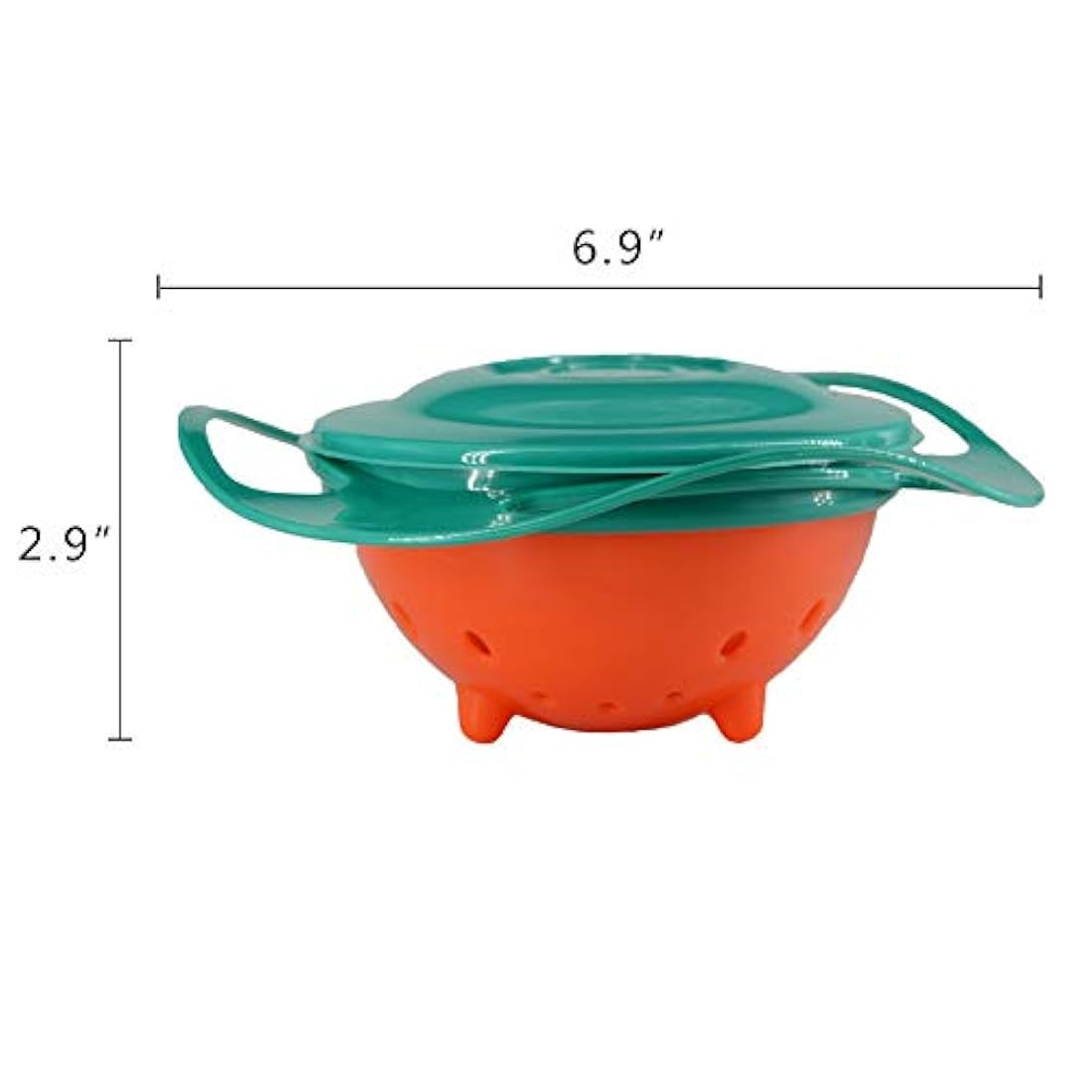 envase giratorio resistente a derrames para niños