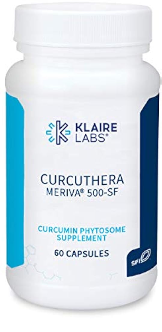 Klaire Labs CurcuThera - Complejo de curcumina Meriva de 500