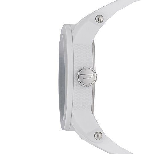 Reloj de silicona doble con plumón blanco hombre