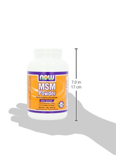 NOW MSM Pure Powder, 1 libra