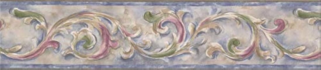 Papel vinilo pre-pegado diseño flores retro(5.25 x 15 pies)