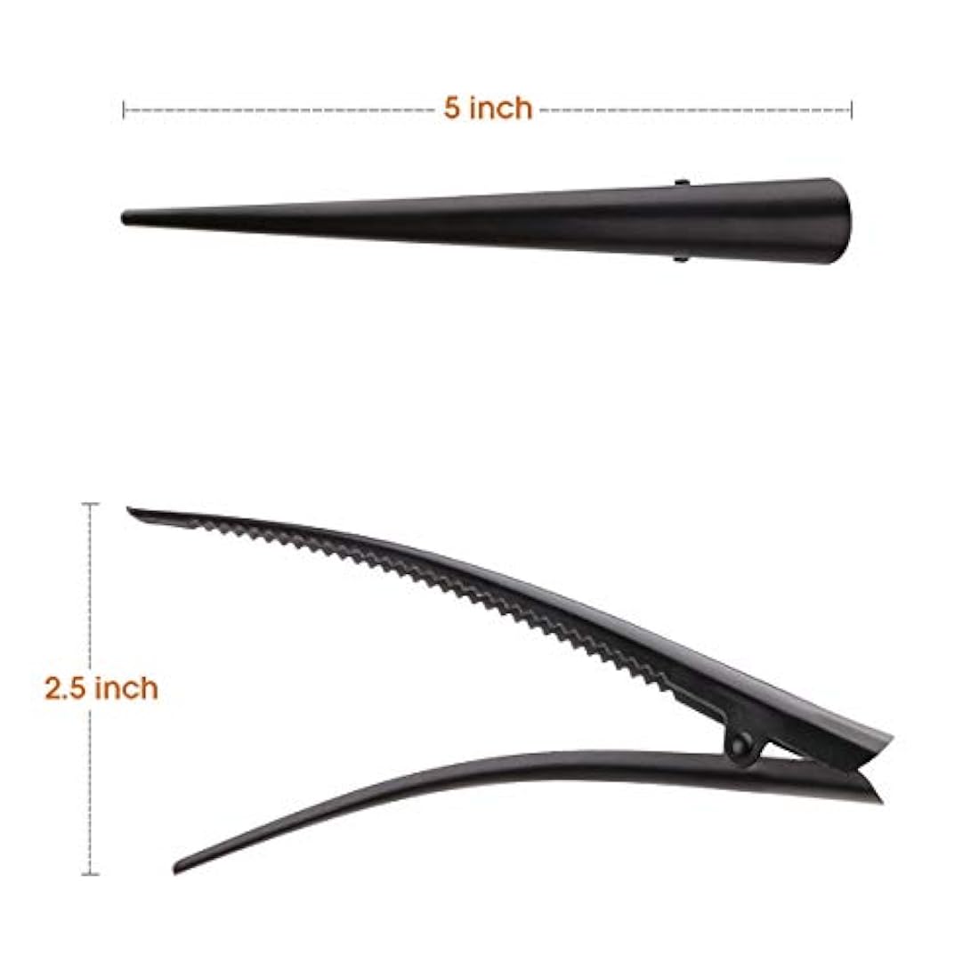 Pinzas de pelo de cocodrilo para peinar salón de peluquería