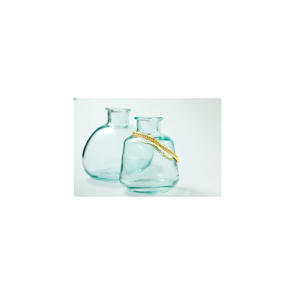 Pulseras italiana de eslabones cubanos de oro amarillo