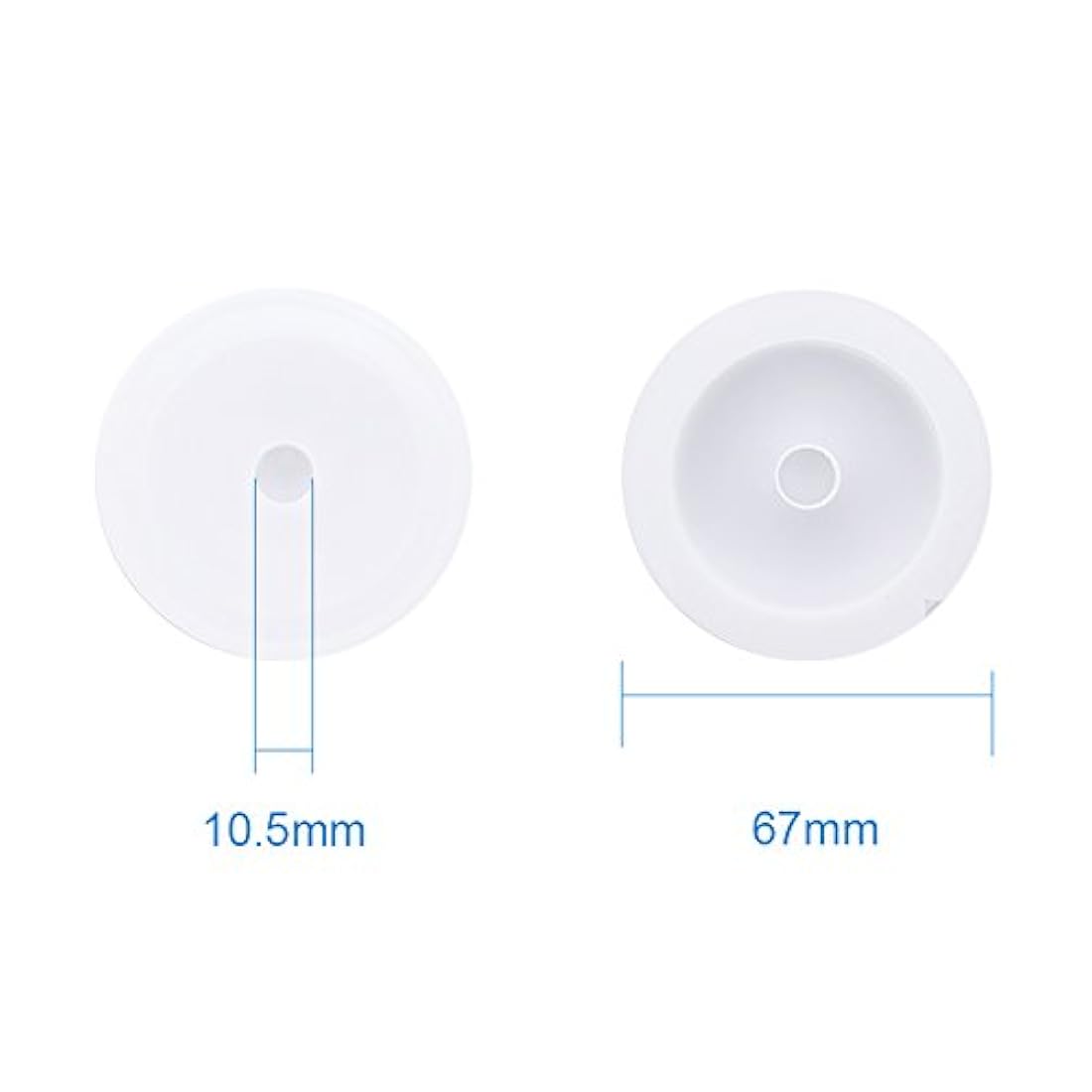 50pcs plástico aspiradora bocinas de alambre