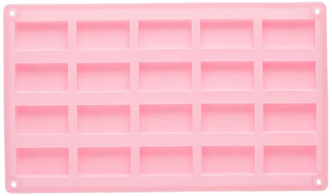 x-haibei 20-cavity rectangular Mini Guest Soap Chocolate Candy molde molde de silicona