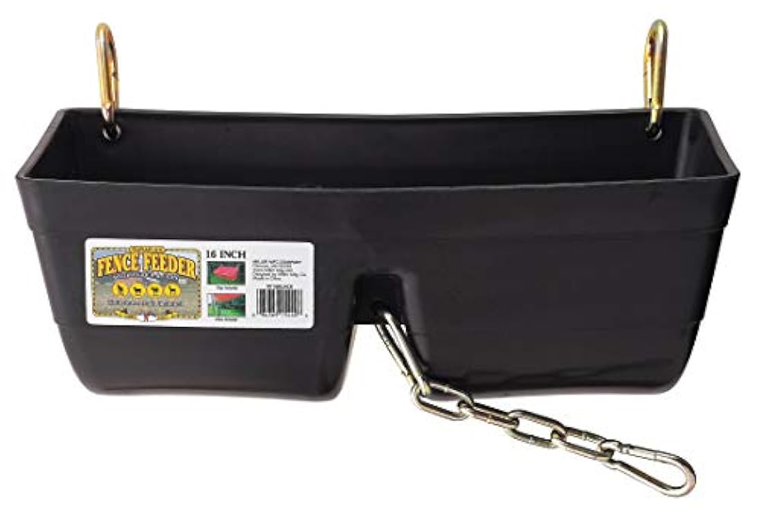 Little Giant - Comedero para valla con clips y cadena 16.0