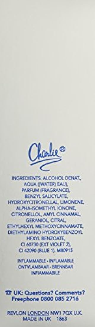 Perfume Charlie Silver de Revlon para mujer, fragancias personales, Multicolor