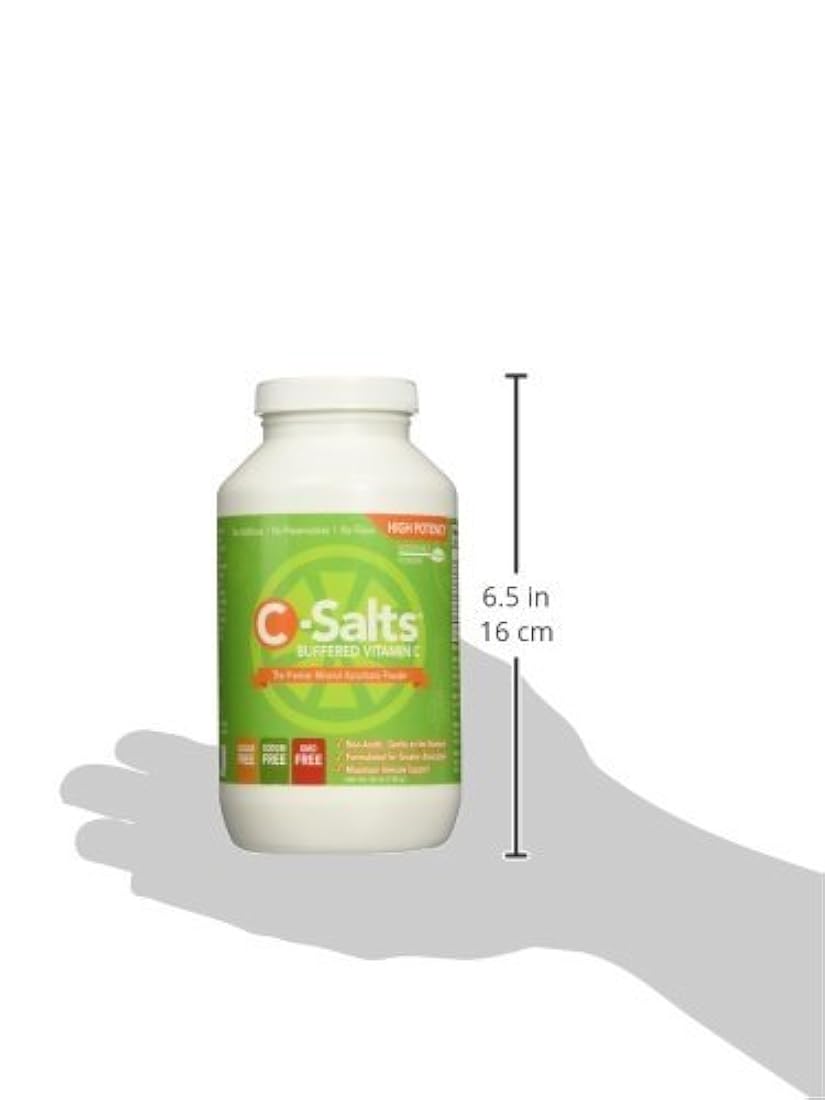 C-Salts Vitamina C mineral ascórbica en polvo Blanco 1 10