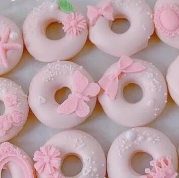 Molde de silicona para pastel de fondant de flores hojas