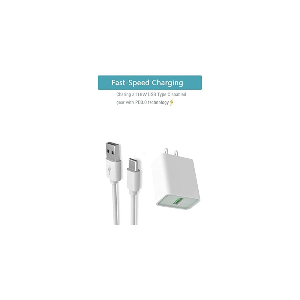 Cargador rápido tipo C de 5 pies para Samsung Galaxy-Tab-A8