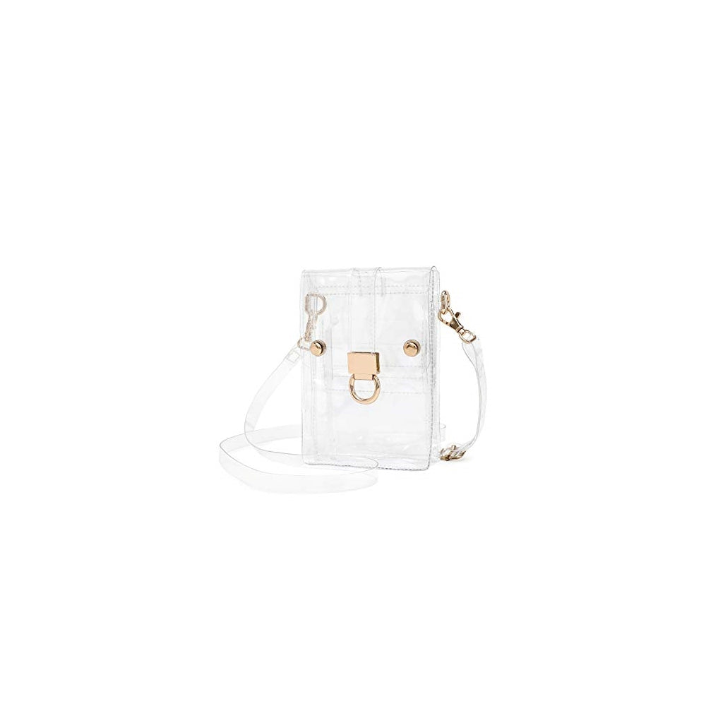 Bolsos pequeño de plástico transparente para teléfono