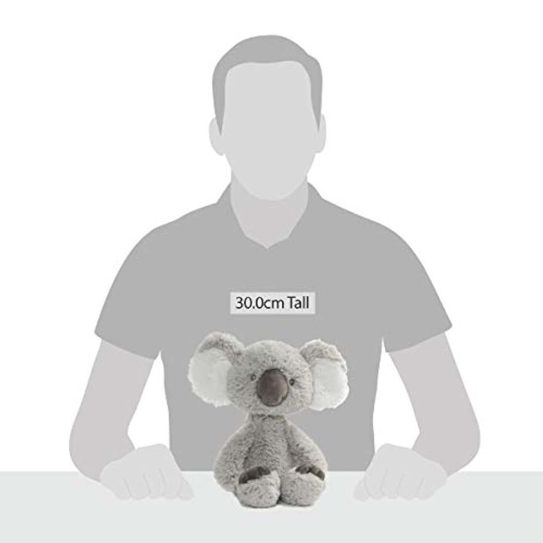Baby GUND Palillo de dientes Perezoso peluche animal, Gris