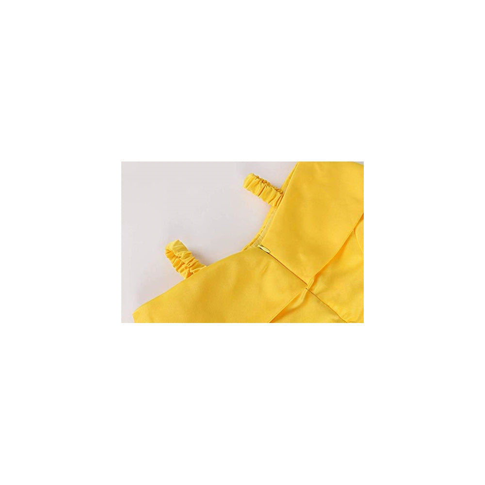 Disfraces de princesa con hombros amarillo talla 3T